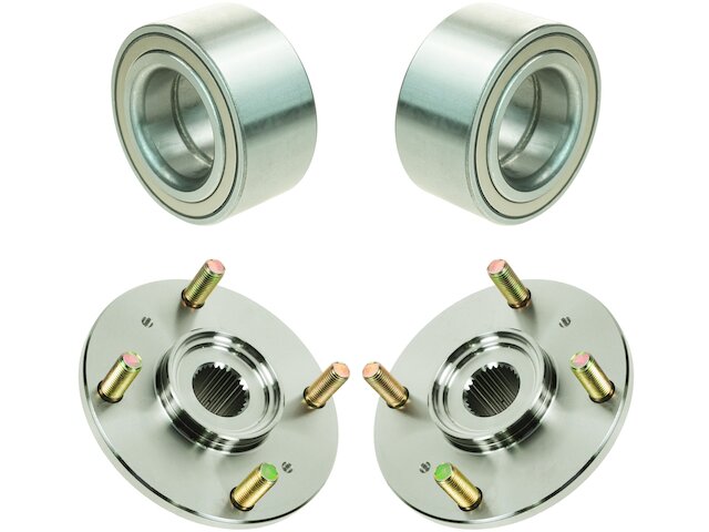 Front Wheel Hub and Bearing Kit 4 Piece - 1998-2002 Honda Accord 2.3L 4-Cylinder - TRQ 5981-02399517