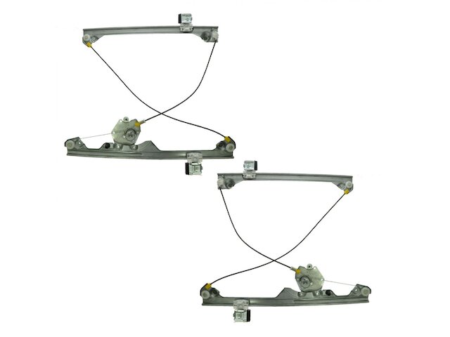 Front Window Regulator Set 2 Piece - 2007-2013 GMC Sierra 1500 - TRQ 19022-02399778
