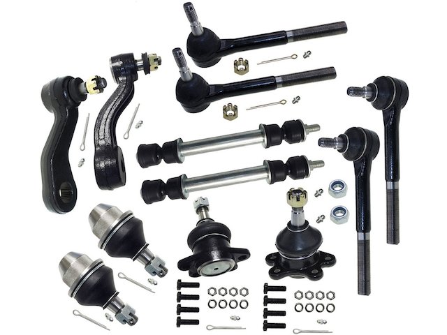 Front Ball Joints Tie Rods Sway Bar Links Idler Arm Kit - 1995-1999 Chevrolet K1500 - Replacement 3381-02419645