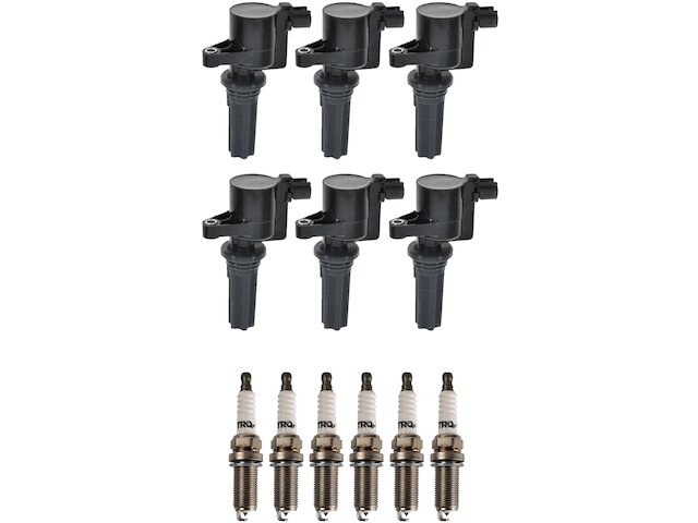 Ignition Coil and Spark Plug Kit - 2003 Jaguar S Type 3.0L V6 - TRQ 548-02420444