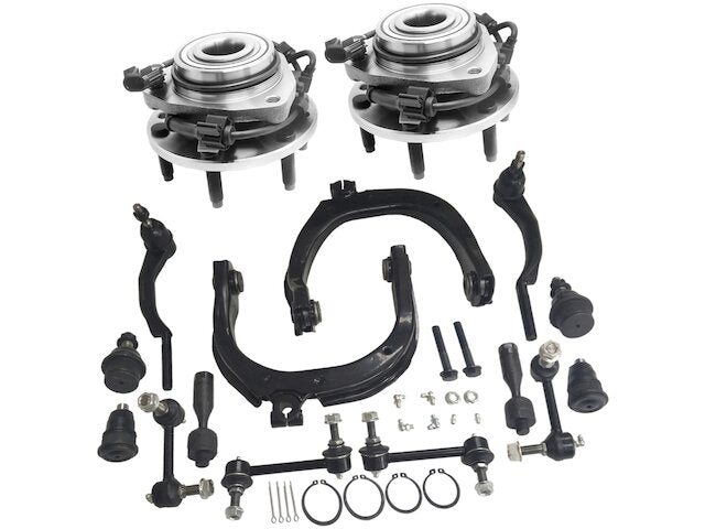 Front Control Arm Wheel Hub Tie Rod End Kit - 2004-2006 GMC Envoy XL - Replacement 127816-02423858