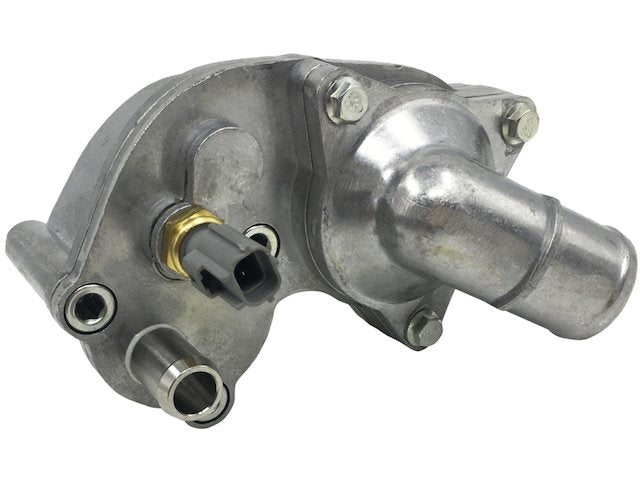 Aluminum Engine Coolant Thermostat Housing Assembly - 2002-2010 Ford Explorer 4.0L V6 (with 1 Sensor) - Replacement 5264-02433802