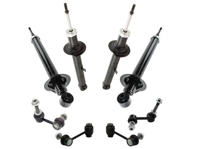 Front and Rear Shock and Sway Bar Link Kit 8 Piece - 2006-2008 Lexus IS250 RWD - TRQ 18865-02434369