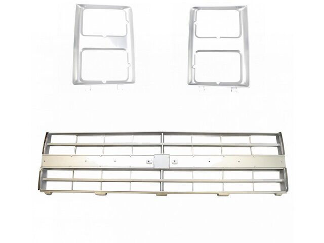 Grille and Headlight Bezel Kit 3 Piece Set - 1985-1986 Chevrolet K20 - DIY Solutions 3411-02435592