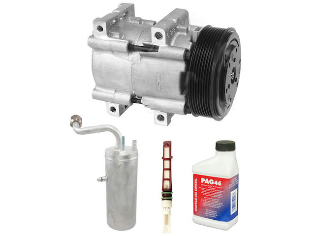 A/C Compressor Kit - 1999-2003 Ford F550 Super Duty 7.3L V8 - Four Seasons 5380-02446581
