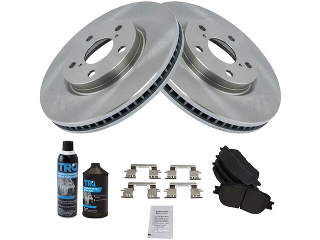 Front Brake Pad and Rotor Kit - 2006 Lexus GS300 - TRQ 18577-02449544