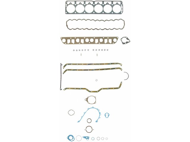 Engine Gasket Set - 1987-1990 Jeep Cherokee 4.0L 6-Cylinder - Felpro 2222-02451780