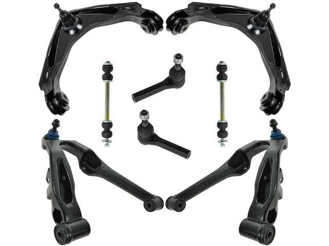 Front Control Arm Ball Joint Tie Rod and Sway Bar Link Kit 8 Piece - 2003-2009 Hummer H2 - TRQ 18596-02457659