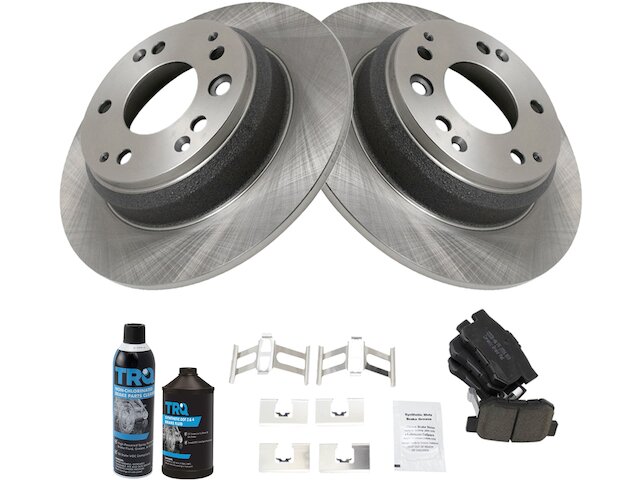 Rear Brake Pad and Rotor Kit - 1996-1998 Acura RL - TRQ 5933-02465568