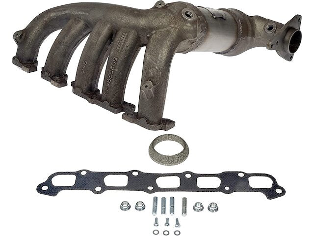 Exhaust Manifold with Integrated Catalytic Converter - 2009-2010 Hummer H3 3.7L 5-Cylinder - Dorman 30008-02471293