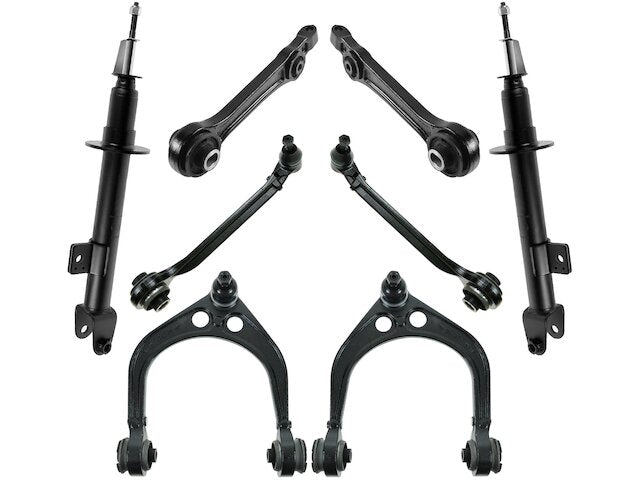Front Shock Absorber Control Arm Ball Joint Kit 8 Piece - 2005-2008 Dodge Magnum RWD - TRQ 18192-02474061