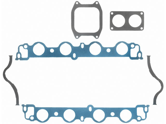 Lower and Upper Intake Manifold Gasket Set - 1988-1996 Ford E350 Econoline Club Wagon 7.5L V8 - Felpro 5204-02477344
