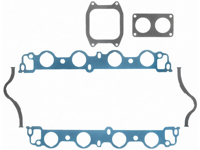 Lower and Upper Intake Manifold Gasket Set - 1988-1997 Ford F350 7.5L V8 - Felpro 5356-02477344
