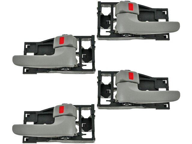 Front and Rear Interior Door Handle Set 4 Piece - 2001-2007 Toyota Sequoia - TRQ 8206-02483283