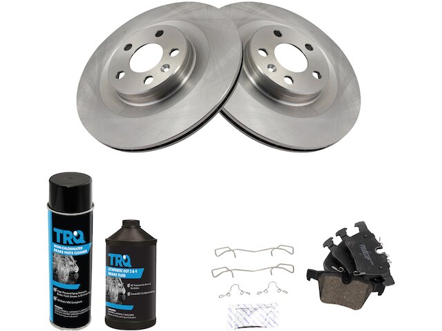 Rear Brake Pad and Rotor Kit - 2019 Volvo S60 - TRQ 148182-02485750