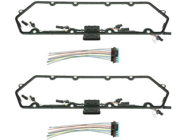 Valve Cover Gasket Set 2 Piece - 1998-2002 Ford E350 Econoline Club Wagon 7.3L V8 Diesel - TRQ 5201-02485914
