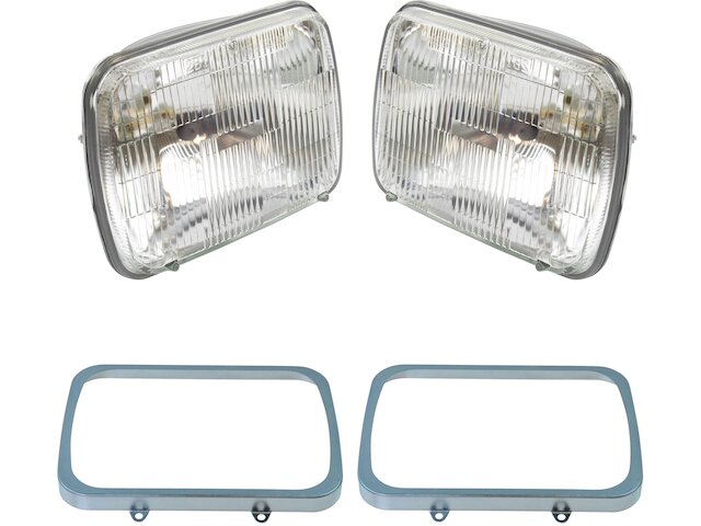Headlight Assembly and Bezel Set - 1999-2010 Ford F450 Super Duty - DIY Solutions 5372-02492261