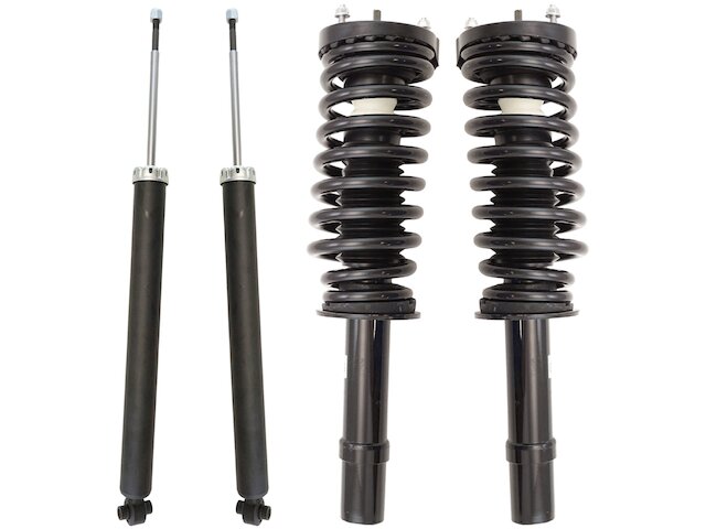 Front and Rear Shock Strut and Coil Spring Kit 4 Piece - 2005-2008 Dodge Magnum AWD 3.5L V6 - TRQ 18192-02496418