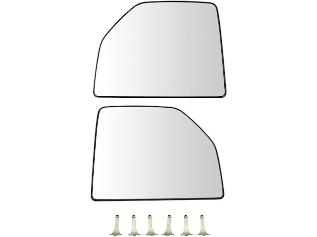 Door Mirror Glass Set 2 Piece - 2017 Ford F250 Super Duty - Trail Ridge 140806-02497362