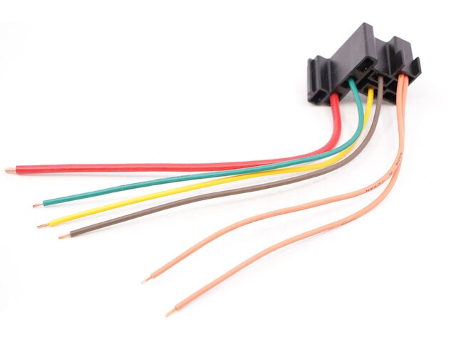 Headlight Dimmer Switch Connector - 1975-1986 Chevrolet K10 - United Automotive 3356-02501436