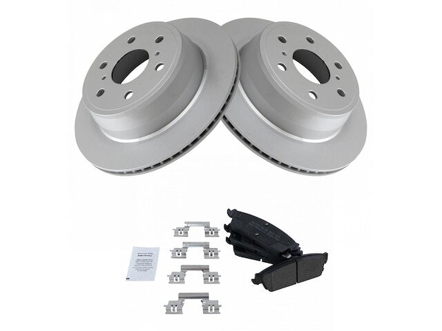 Rear Brake Pad and Rotor Kit - 2007-2014 Chevrolet Tahoe - TRQ 18955-02508334