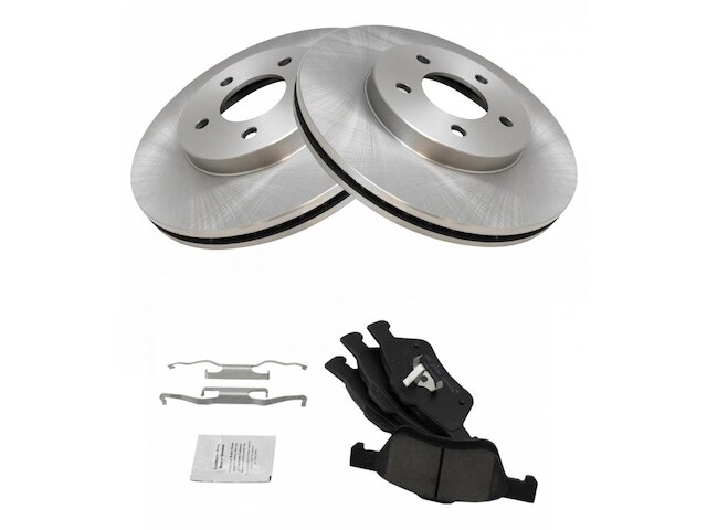 Front Brake Pad and Rotor Kit - 2011 Mercury Mariner - TRQ 96889-02510293