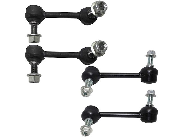 Front and Rear Sway Bar Link Kit - 2004-2005 GMC Envoy XUV - Detroit Axle 127812-02511051