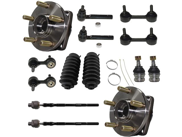 Front and Rear Wheel Hub Ball Joint Sway Bar Link Kit - 2005-2009 Subaru Outback - Detroit Axle 18222-02518435