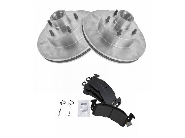 Front Brake Pad and Rotor Kit - 1970-1978 Pontiac Firebird - TRQ 16885-02520550
