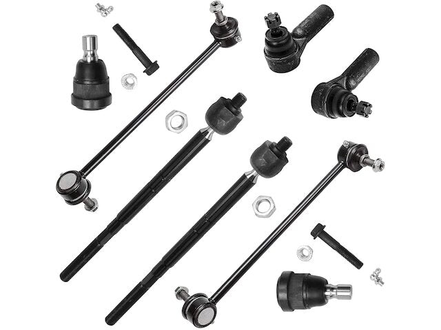 Front Ball Joint Sway Bar Link Tie Rod End Kit - 2005-2006 Mazda Tribute - Detroit Axle 18228-02521810