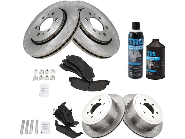 Front and Rear Brake Pad and Rotor Kit - 2010-2011 Ford F150 - TRQ 92777-02522856