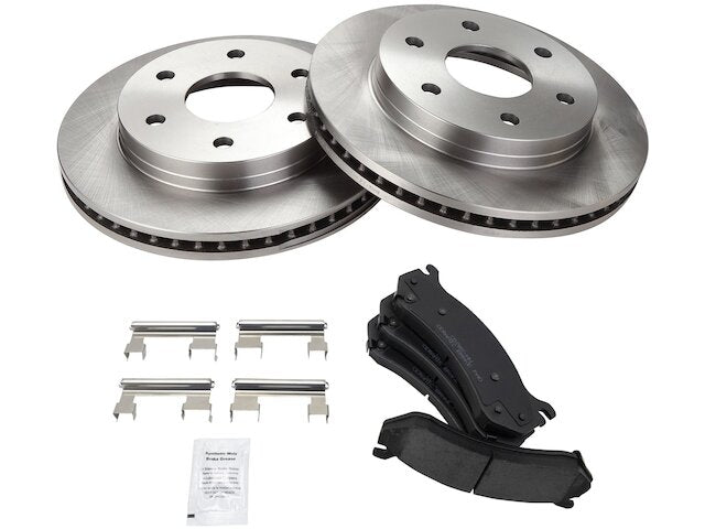 Front Brake Pad and Rotor Kit - 2003-2008 GMC Savana 1500 - TRQ 4241-02524621