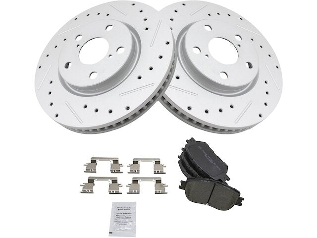 Front Brake Pad and Rotor Kit - 2006 Lexus GS300 - TRQ 18577-02525629