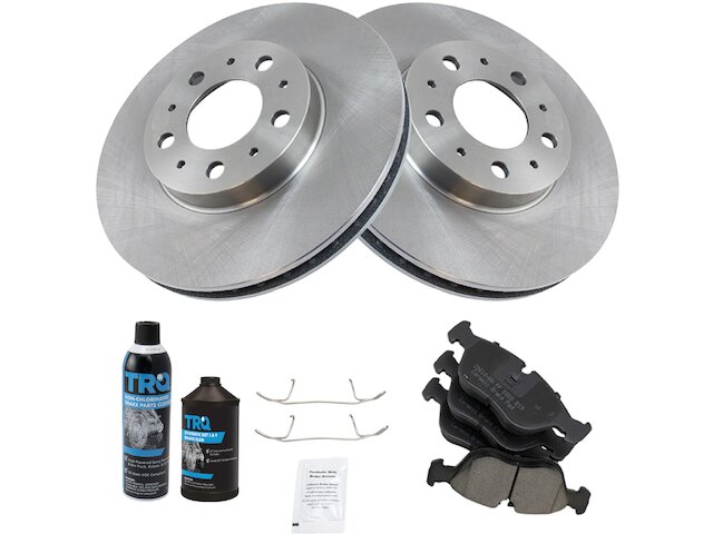 Front Brake Pad and Rotor Kit - 1998-2000 Volvo S70 - TRQ 870-02526980