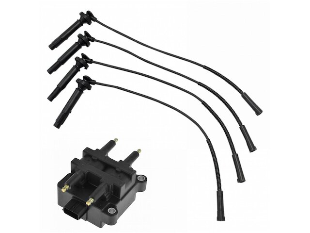 Ignition Coil and Spark Plug Wire Set 2 Piece - 2004-2005 Subaru Legacy - TRQ 18022-02527010