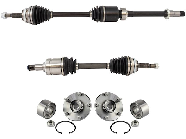Axle and Wheel Bearing Kit 4 Piece - 2007-2011 Toyota Camry Hybrid - TRQ 18958-02527055