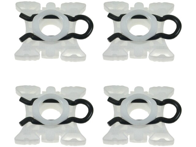 Front Window Regulator Sliding Pivot Set 4 Piece Set - 1998-1999 BMW 323is - TRQ 961-02528467