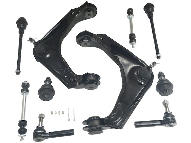 Control Arm Ball Joint Tie Rod and Sway Bar Link Kit - 2001-2010 Chevrolet Silverado 2500 HD - Replacement 3704-02541383