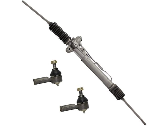 Front Steering Rack and Tie Rod End Kit - 2001-2006 Hyundai Elantra - Detroit Axle 189-02545154