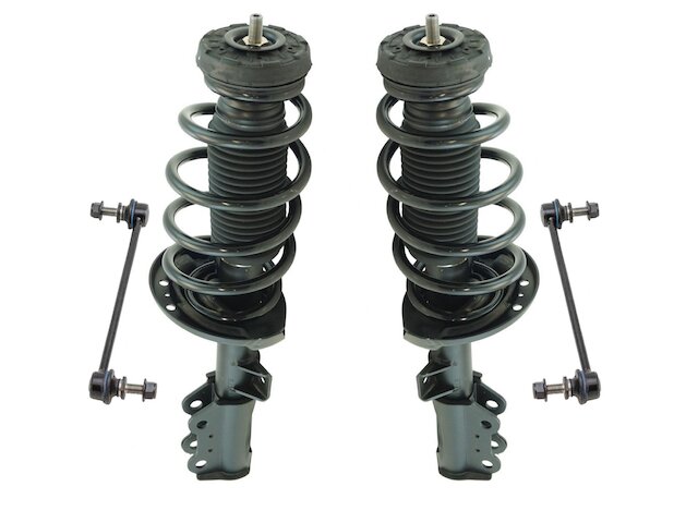 Front Strut Coil Spring and Sway Bar Link Kit - 4 Piece - 2010-2016 Cadillac SRX (without Real Time Damping Chassis) - TRQ 92752-02552512