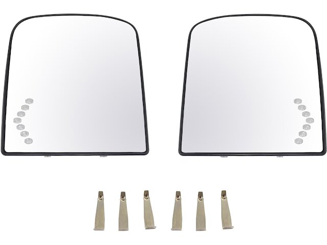 Door Mirror Glass Set 2 Piece - 2007-2014 Chevrolet Silverado 2500 HD - Trail Ridge 19010-02559054