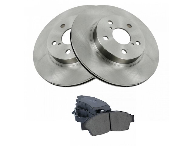 Front Brake Pad and Rotor Kit - 1996-2000 Toyota RAV4 - TRQ 8191-02561657