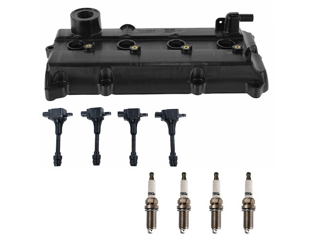 Ignition Coil Spark Plug Valve Cover Kit - 2002-2006 Nissan Altima 2.5L 4-Cylinder - TRQ 6677-02565376