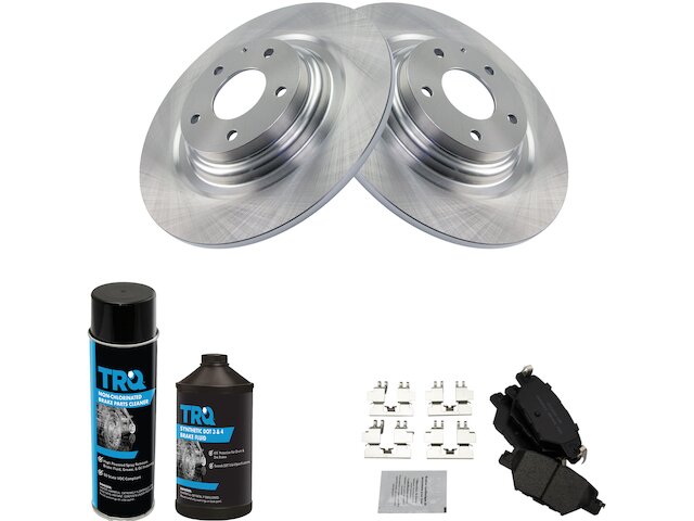 Rear Brake Pad and Rotor Kit - 2016-2019 Mazda CX9 - TRQ 134783-02572068