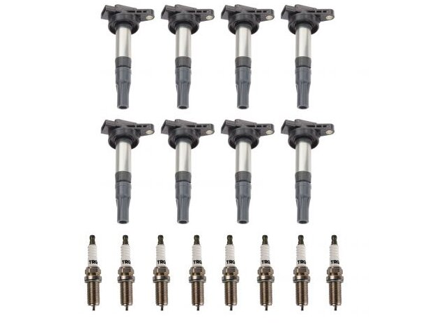 Ignition Coil and Spark Plug Kit 16 Piece - 2003-2006 Jaguar S Type 4.2L V8 Supercharged - TRQ 548-02584954