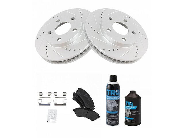 Front Brake Pad and Rotor Kit - 1998-2002 Oldsmobile Intrigue - TRQ 4534-02590405