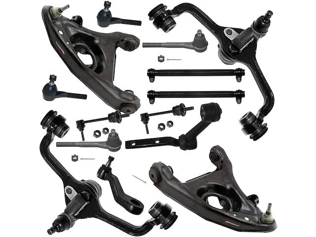 Front Control Arm Ball Joint Tie Rod and Sway Bar Link Kit - 1998-2002 Ford Crown Victoria - Detroit Axle 5012-02597883