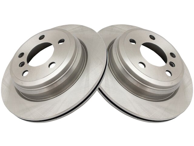 Rear Brake Rotor Set 2 Piece - 2016 BMW 328i - TRQ 137354-02599175