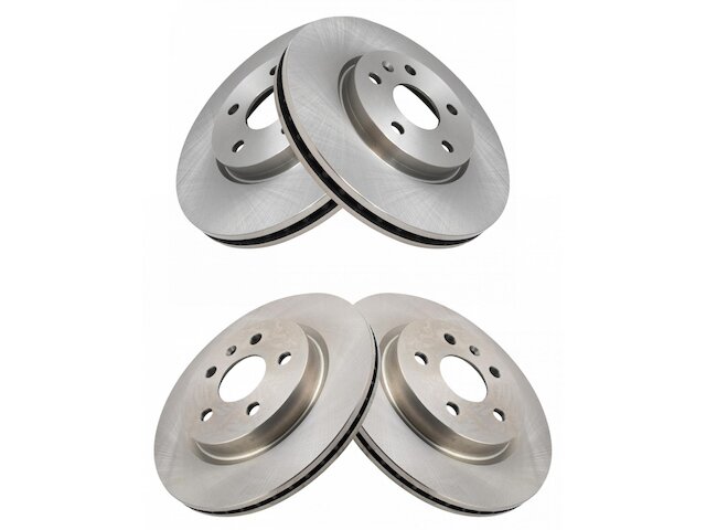 Front and Rear Brake Rotor Set 4 Piece - 2010-2016 Buick LaCrosse 3.6L V6 - TRQ 30474-02599586