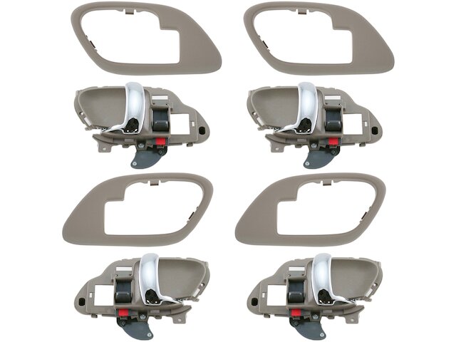 Interior Door Handle and Bezel Set 8 Piece - 1995-2000 Chevrolet K3500 - TRQ 3458-02602003